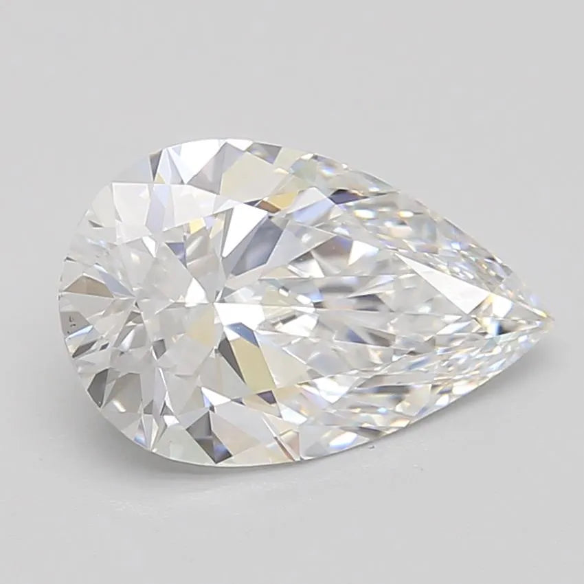 2.09ct Pear Lab Grown Diamond (Colour D, Clarity VVS2, GIA Certified)