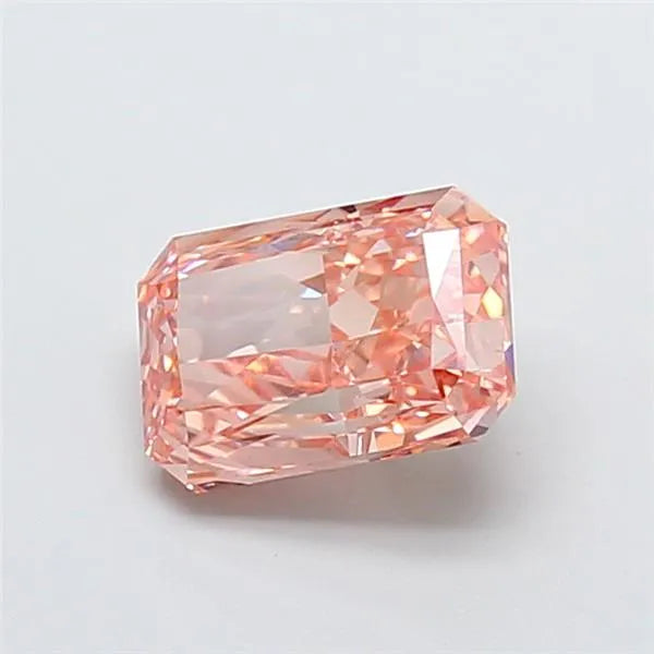 2.09ct Radiant Lab Grown Diamond (Colour Fancy Brownish Pink, Clarity VS1, IGI Certified)