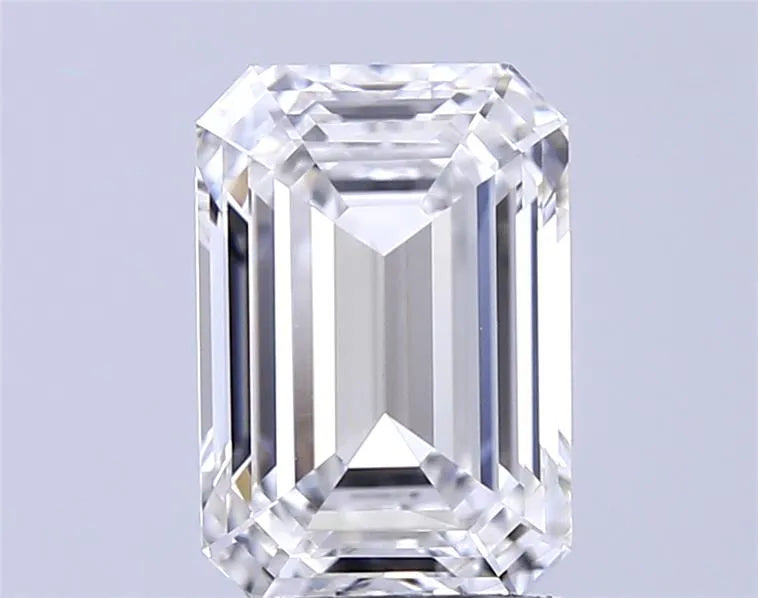 2.10ct Emerald Lab Grown Diamond (Colour E, Clarity VVS2, IGI Certified)