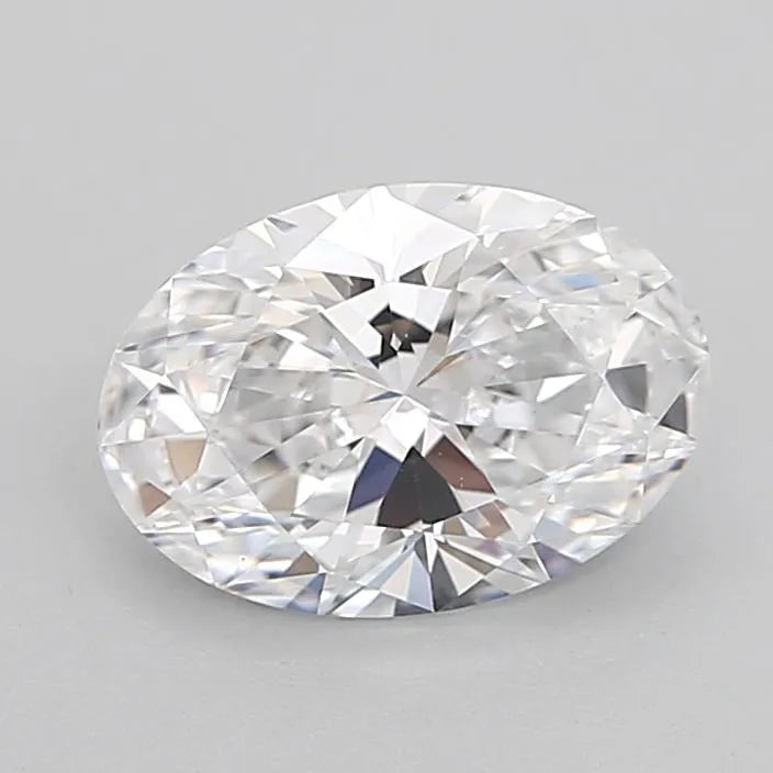2.10ct Oval Lab Grown Diamond (Colour D, Clarity IF, Cut EX, IGI Certified)