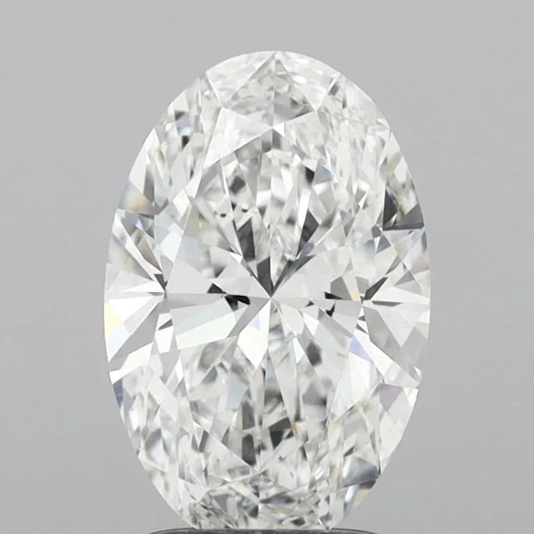 2.10ct Oval Lab Grown Diamond (Colour D, Clarity VS1, IGI Certified)