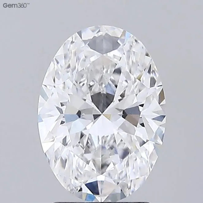 2.10ct Oval Lab Grown Diamond (Colour D, Clarity VS1, IGI Certified)