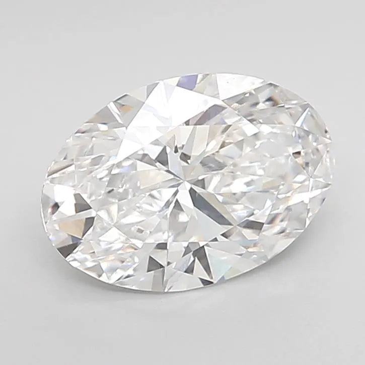 2.10ct Oval Lab Grown Diamond (Colour D, Clarity VVS2, IGI Certified)