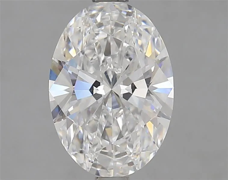 2.10ct Oval Lab Grown Diamond (Colour D, Clarity VVS2, IGI Certified)
