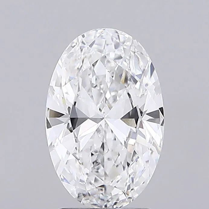 2.10ct Oval Lab Grown Diamond (Colour E, Clarity VS1, IGI Certified)