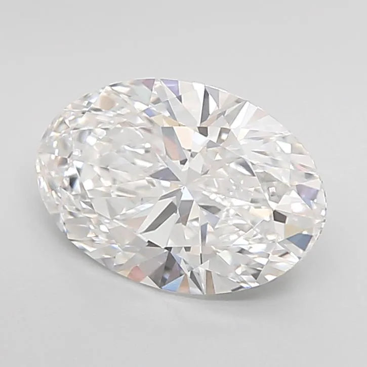 2.10ct Oval Lab Grown Diamond (Colour E, Clarity VVS2, IGI Certified)
