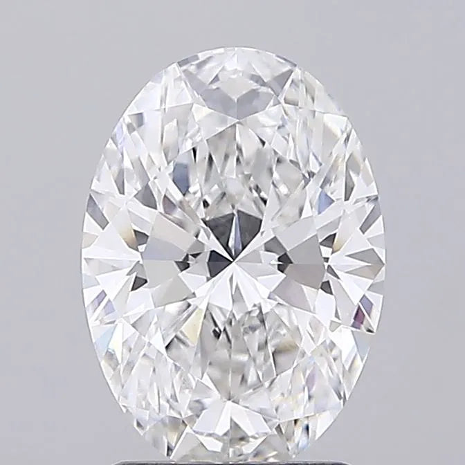 2.10ct Oval Lab Grown Diamond (Colour E, Clarity VVS2, IGI Certified)