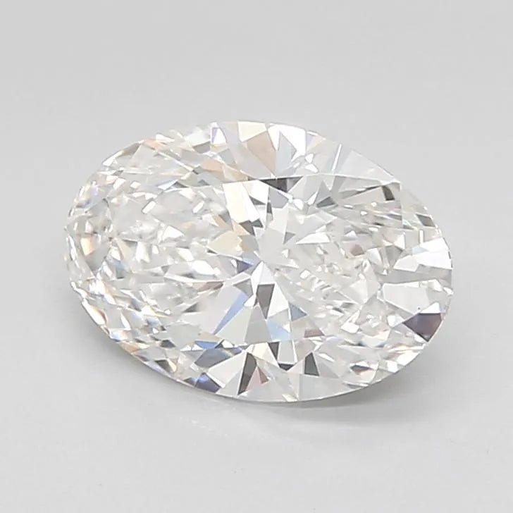 2.10ct Oval Lab Grown Diamond (Colour E, Clarity VVS2, IGI Certified)