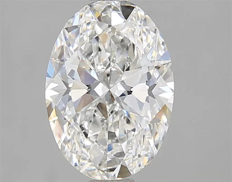 2.10ct Oval Lab Grown Diamond (Colour E, Clarity VVS2, IGI Certified)