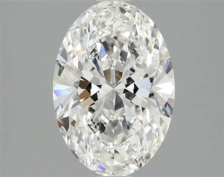 2.10ct Oval Lab Grown Diamond (Colour E, Clarity VVS2, IGI Certified)