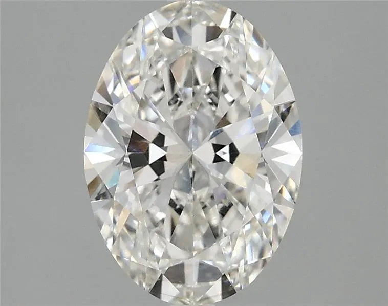 2.10ct Oval Lab Grown Diamond (Colour G, Clarity VVS2, IGI Certified)