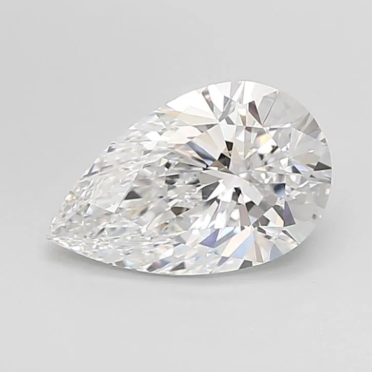 2.10ct Pear Lab Grown Diamond (Colour D, Clarity VVS2, Cut EX, IGI Certified)