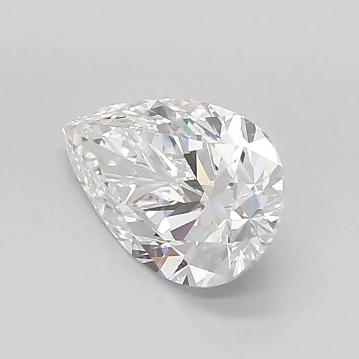 2.10ct Pear Lab Grown Diamond (Colour D, Clarity VVS2, IGI Certified)
