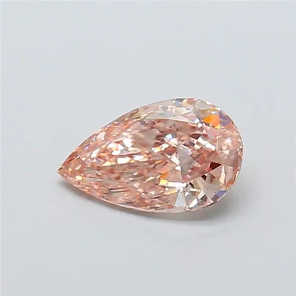 2.10ct Pear Lab Grown Diamond (Colour Fancy Intense Brown Pink, Clarity VS2, IGI Certified)