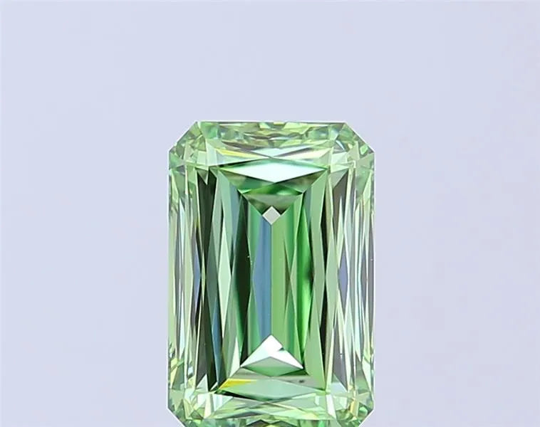 2.10ct Radiant Lab Grown Diamond (Colour Fancy Vivid Green, Clarity VS1, IGI Certified)