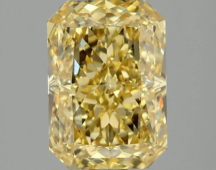 2.10ct Radiant Lab Grown Diamond (Colour Fancy Vivid Yellow, Clarity VS1, IGI Certified)