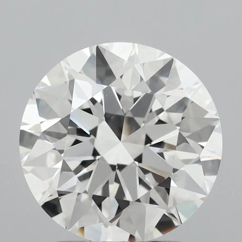 2.10ct Round Lab Grown Diamond (Colour F, Clarity VVS2, Cut ID, IGI Certified)