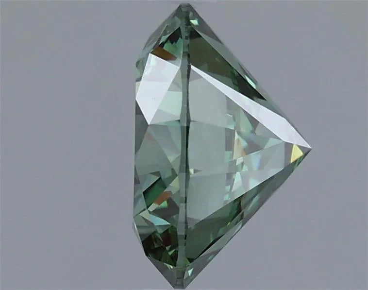 2.10ct Round Lab Grown Diamond (Colour Fancy Vivid Green, Clarity VVS2, Cut ID, IGI Certified)