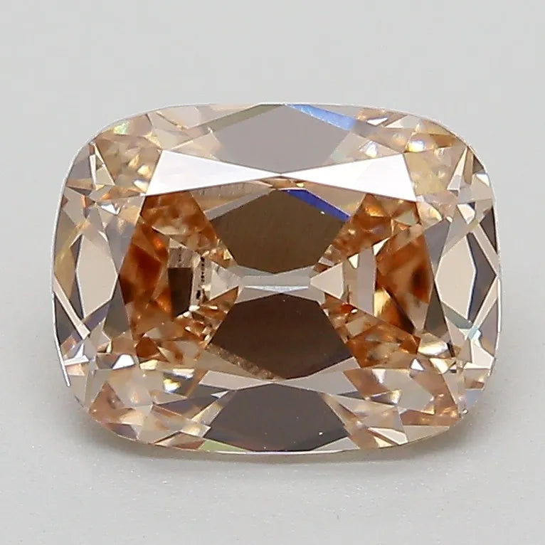 2.11ct Cushion Lab Grown Diamond (Colour Very Light Brown, Clarity VVS2, IGI Certified)