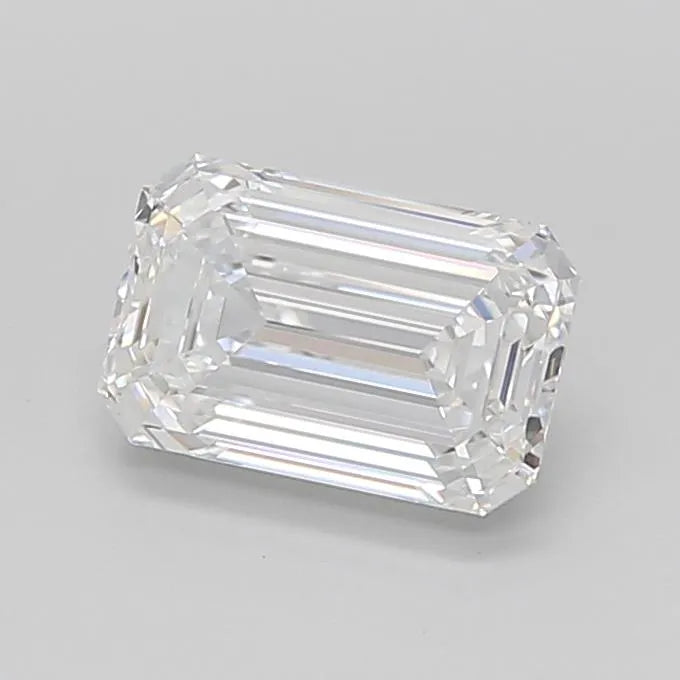 2.11ct Emerald Lab Grown Diamond (Colour D, Clarity IF, Cut EX, IGI Certified)