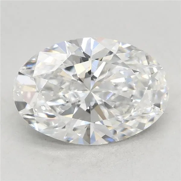 2.11ct Oval Lab Grown Diamond (Colour E, Clarity VVS2, IGI Certified)