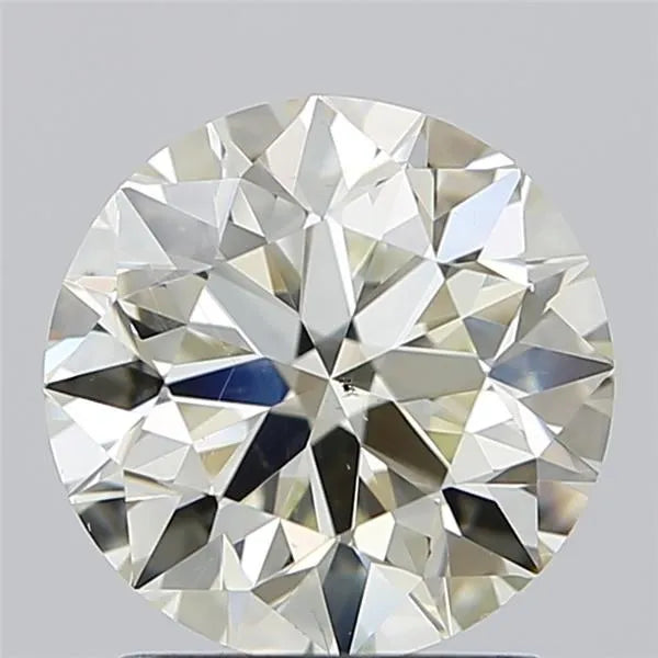 2.11ct Round Natural Diamond (Colour K, Clarity SI1, Cut EX, IGI Certified)