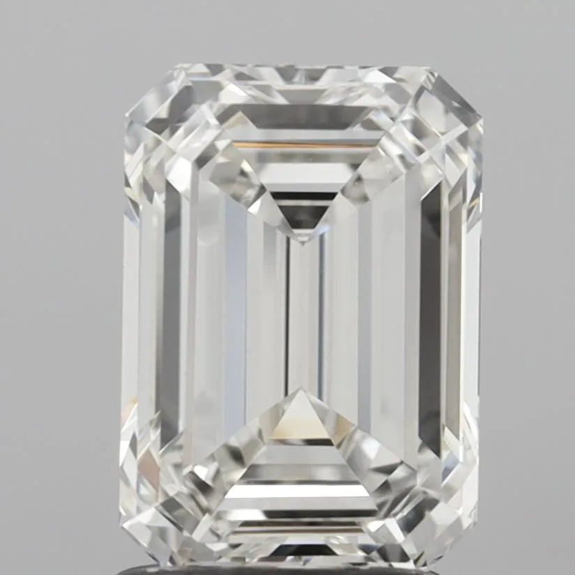 2.13ct Emerald Lab Grown Diamond (Colour G, Clarity VVS2, IGI Certified)