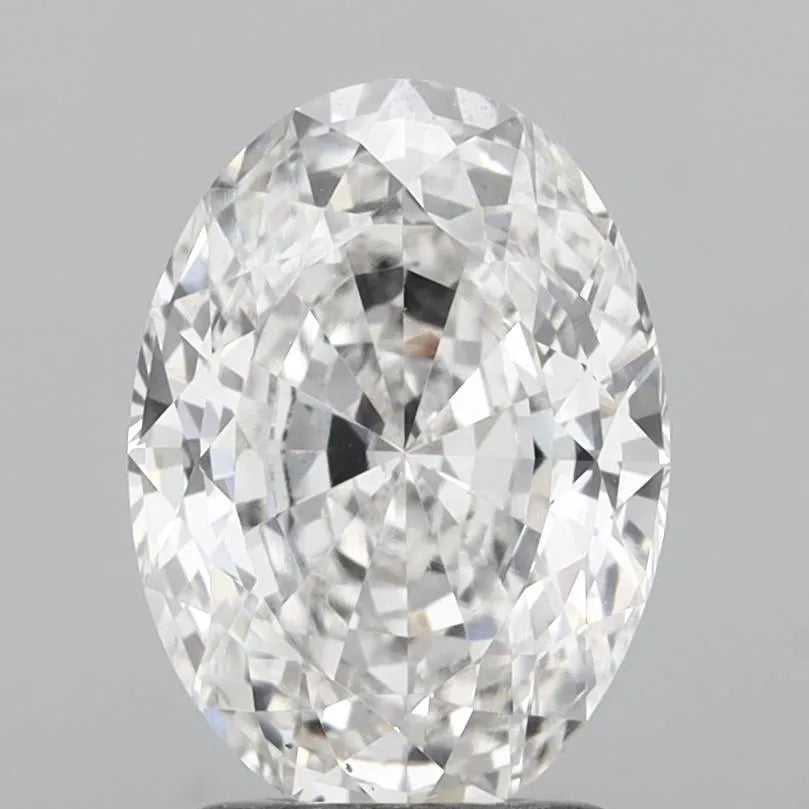 2.13ct Oval Lab Grown Diamond (Colour E, Clarity VVS2, IGI Certified)