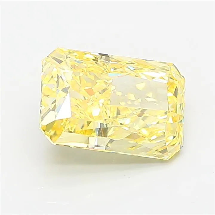 2.13ct Radiant Lab Grown Diamond (Colour Fancy Intense Yellow, Clarity VVS2, IGI Certified)