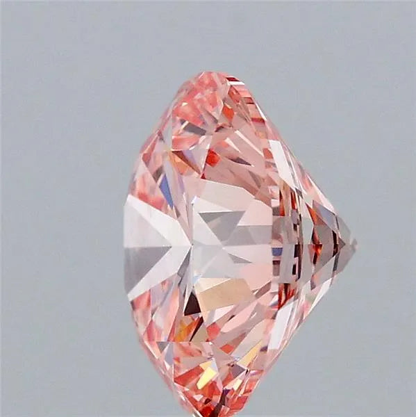 2.13ct Round Lab Grown Diamond (Colour Fancy Intense Pink, Clarity VS1, Cut ID, IGI Certified)