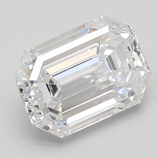 2.14ct Emerald Lab Grown Diamond (Colour D, Clarity VVS1, GIA Certified)