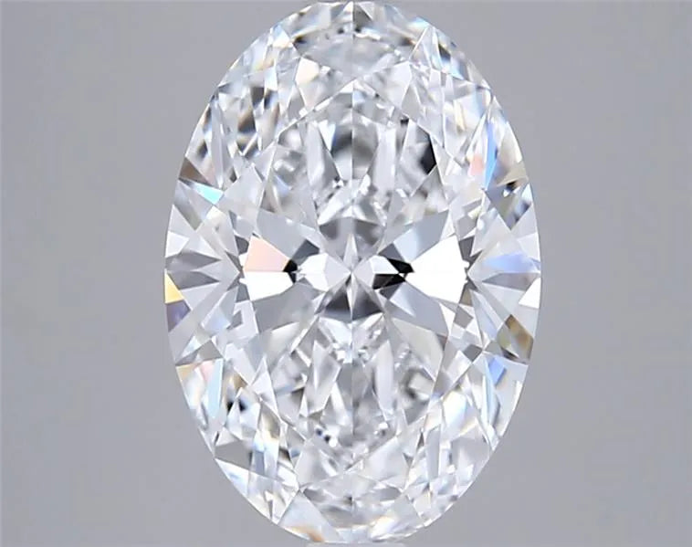 2.15ct Oval Lab Grown Diamond (Colour D, Clarity VVS2, IGI Certified)