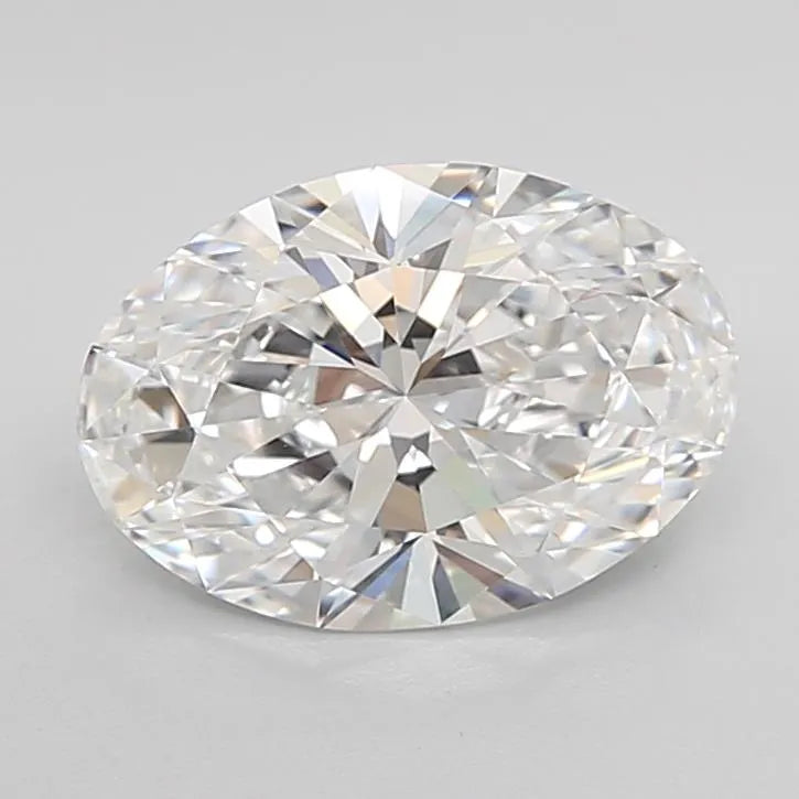 2.16ct Oval Lab Grown Diamond (Colour D, Clarity IF, Cut EX, IGI Certified)
