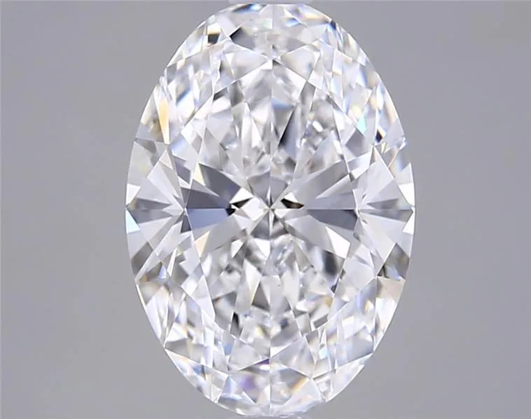 2.16ct Oval Lab Grown Diamond (Colour D, Clarity VVS2, IGI Certified)