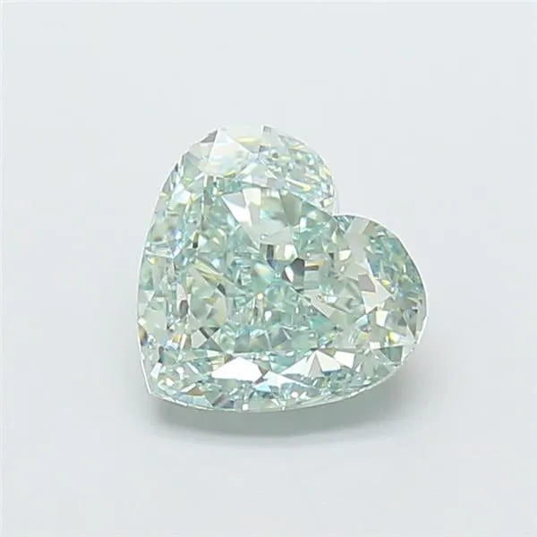 2.17ct Heart Lab Grown Diamond (Colour Fancy Intense Green, Clarity VVS2, IGI Certified)