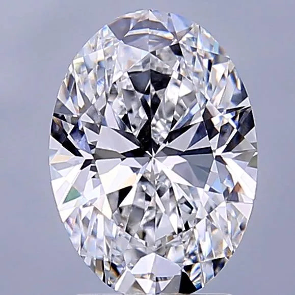 2.17ct Oval Lab Grown Diamond (Colour D, Clarity VVS2, IGI Certified)