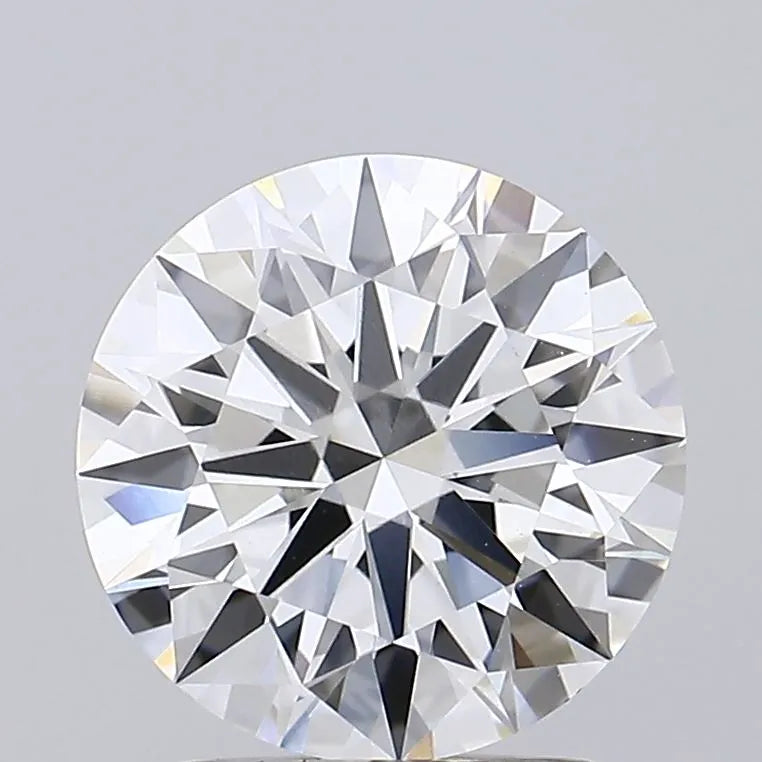 2.18ct Round Lab Grown Diamond (Colour G, Clarity VVS2, Cut ID, IGI Certified)
