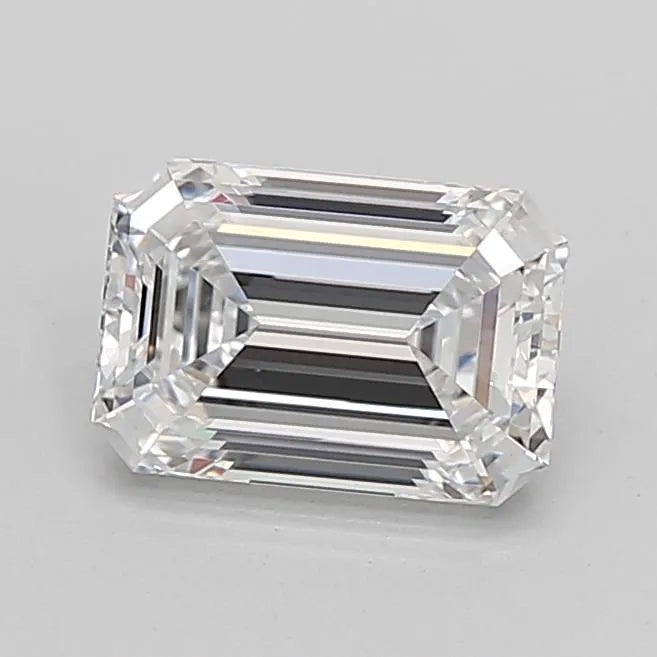2.19ct Emerald Lab Grown Diamond (Colour D, Clarity IF, Cut EX, IGI Certified)