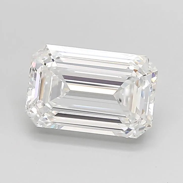 2.19ct Emerald Lab Grown Diamond (Colour D, Clarity VVS1, Cut EX, IGI Certified)