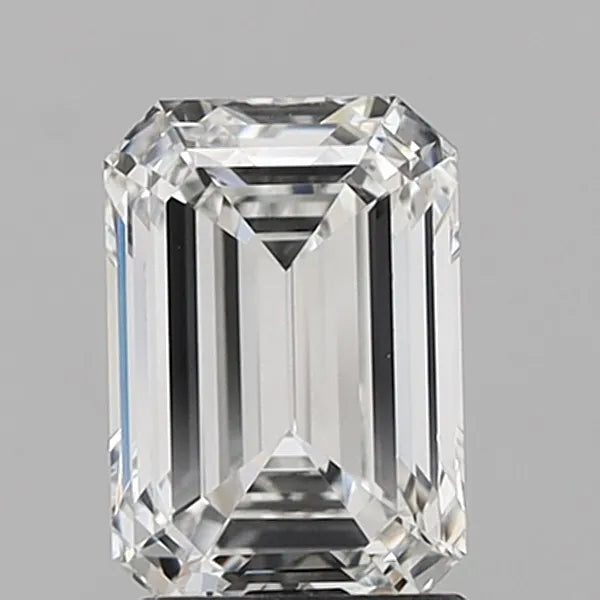 2.19ct Emerald Lab Grown Diamond (Colour E, Clarity IF, IGI Certified)