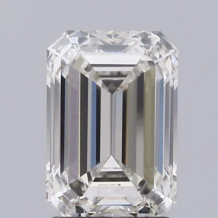 2.19ct Emerald Lab Grown Diamond (Colour H, Clarity VS1, IGI Certified)