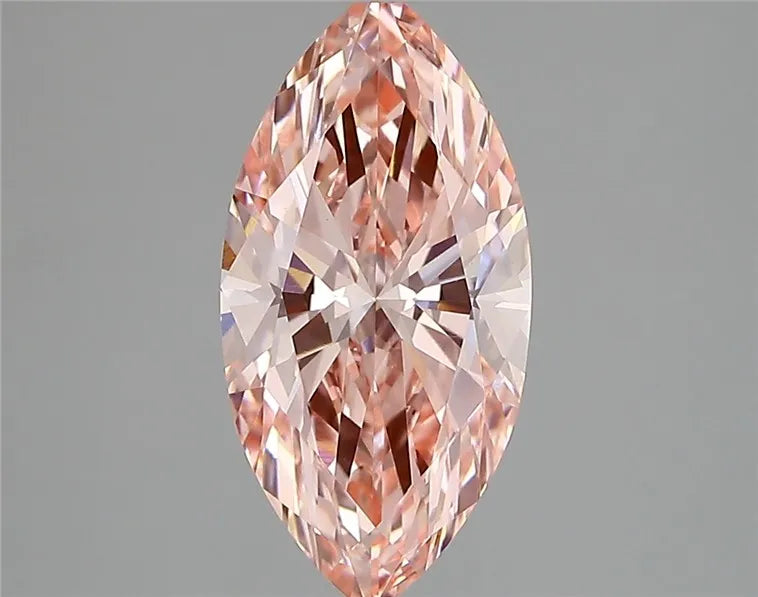 2.20ct Marquise Lab Grown Diamond (Colour Fancy Vivid Pink, Clarity VVS2, IGI Certified)