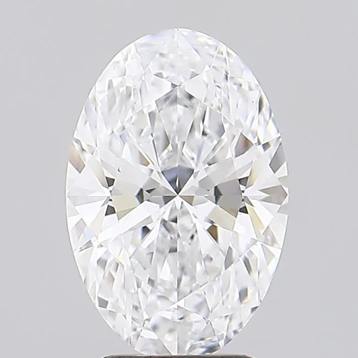2.20ct Oval Lab Grown Diamond (Colour D, Clarity IF, IGI Certified)