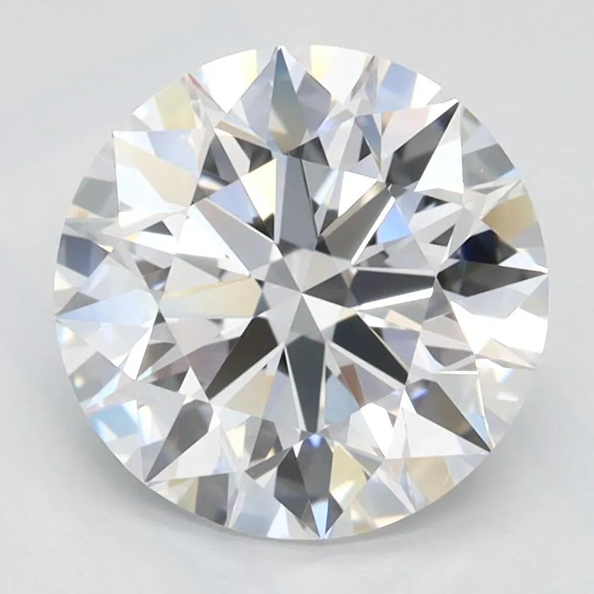 2.20ct Round Lab Grown Diamond (Colour D, Clarity IF, Cut ID, IGI Certified)