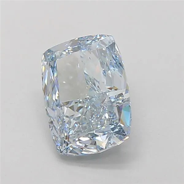 2.22ct Cushion modified Lab Grown Diamond (Colour Fancy Vivid Blue, Clarity VVS1, IGI Certified)