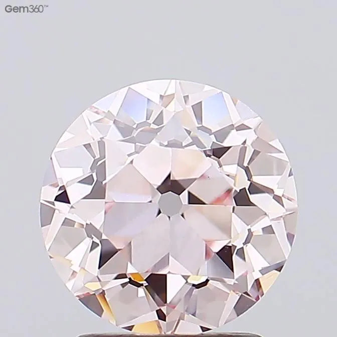 2.22ct European cut Lab Grown Diamond (Colour Fancy Pink, Clarity VVS2, IGI Certified)