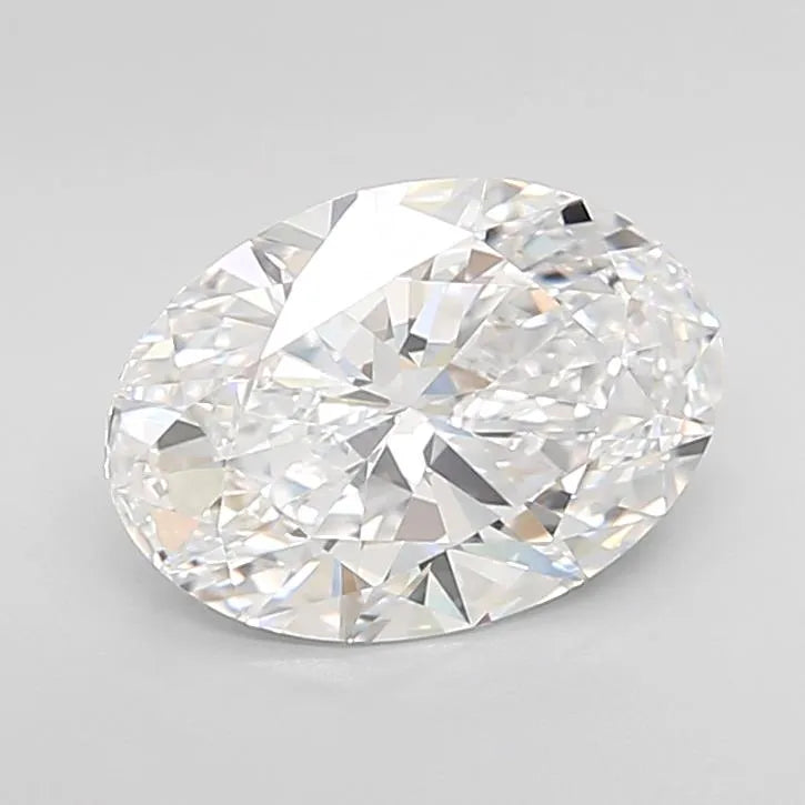 2.22ct Oval Lab Grown Diamond (Colour D, Clarity IF, Cut EX, IGI Certified)