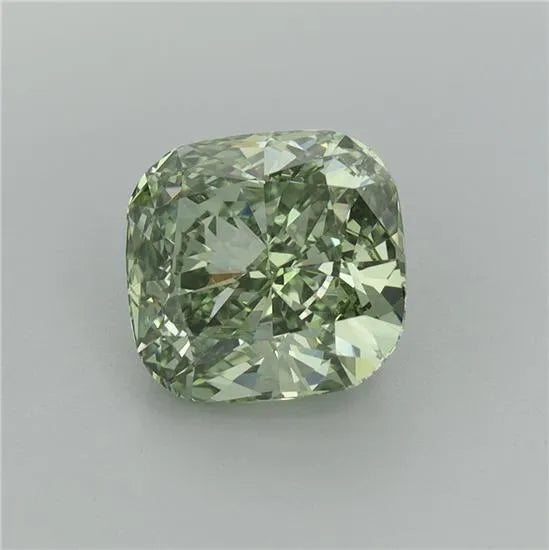 2.23ct Cushion modified Lab Grown Diamond (Colour Fancy Vivid Green, Clarity VVS1, IGI Certified)