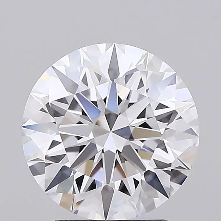 2.23ct Round Lab Grown Diamond (Colour D, Clarity IF, Cut ID, IGI Certified)