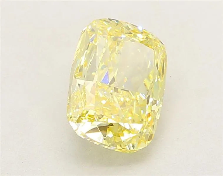 2.24ct Cushion modified Lab Grown Diamond (Colour Fancy Intense Yellow, Clarity VS1, IGI Certified)